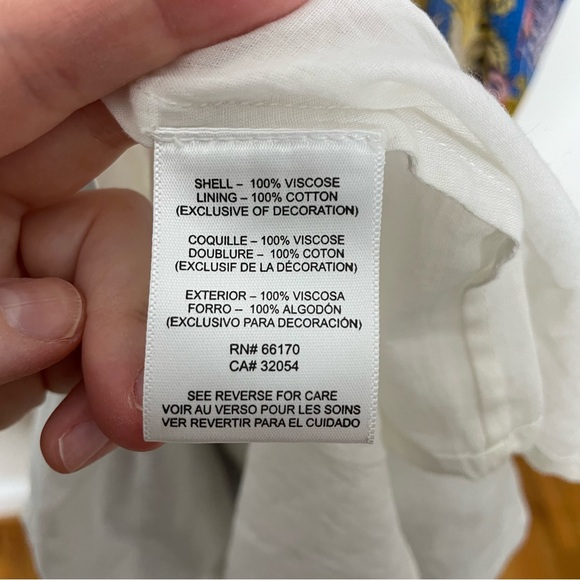 Anthropologie Blue Floral Maxi Dress - Picture 7 of 9